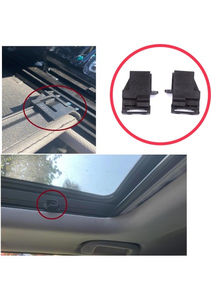 BSR670 Honda Cr-V 2017-2021 70800-TLY-H11 Için Panoramic Sunroof Güneşlik Perde Sabitleme Toka Klipsi fiyatları