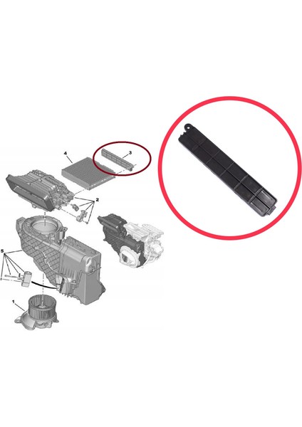 BSP1209 Fiat Doblo Mk2 Pratico Fiorino Qubo Egea Combo D Bipper Nemo Diesel Için Polen Filtre Kapağı fiyatları