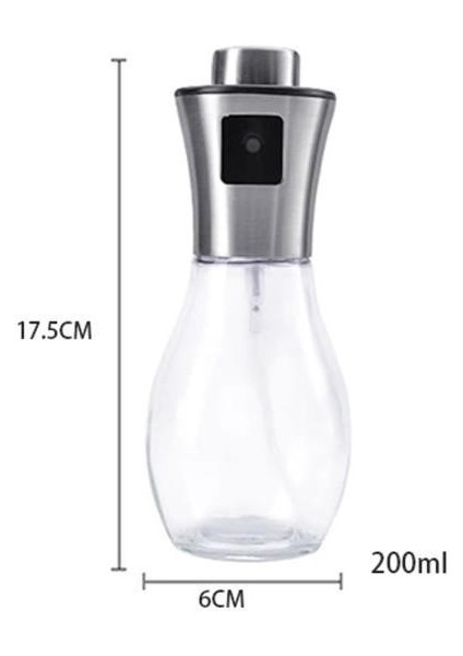Buffer® Çok Amaçlı Spreyli Sızdırmaz Cam Şişe Yağdanlık Limon Sirke Sos Püskürtücü Dağıtıcı Sprey