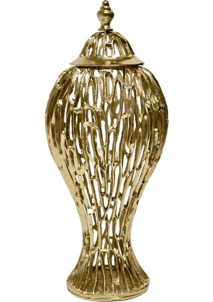 Döküm Altın Sarı Küp Büyük Boy