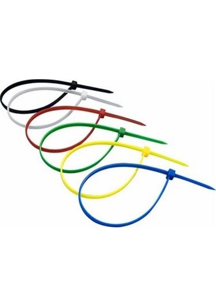 Buffer® 30 Parça Plastik Kablo Kelepçe Seti Kablo Düzenleyici Bağlama Bantları