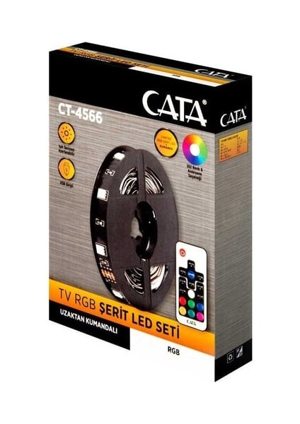 Tv Arkası Ambiyans Rgb LED Seti 3 Metre CT-4566 modelleri