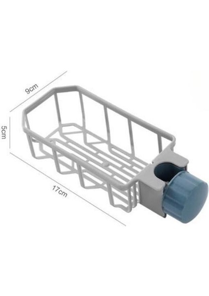 Buffer® Musluk Kenarı Plastik Süngerlik Sabunluk Mutfak Düzenleyici Sünger Sabun Mutfak Organizeri