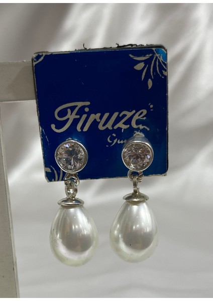 Gümüş Inci Damla Tasarım Küpe fiyatları