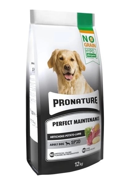 Pronature Hypo-Allergenic Tahılsız Kuzu Etli Yetişkin Köpek Maması 12 kg