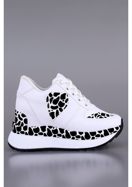 Mdl 1501 Dolgu Tabanlı Bağcıklı Spor Ayakkabı