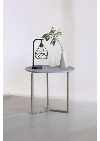 Triad Yan Sehpa - Orta Sehpa 50X45X45CM Minimal Orta Sehpa - Minimal Yan Sehpa