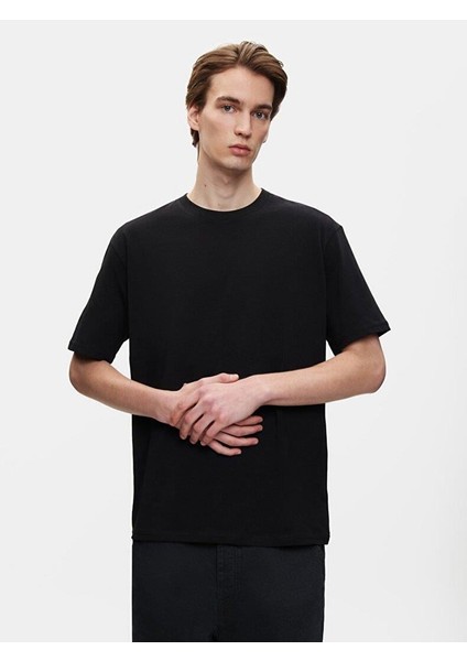 Ltb Bezefo Erkek Sırt Baskılı Oversize Kısa Kol T-Shirt 1225642806089