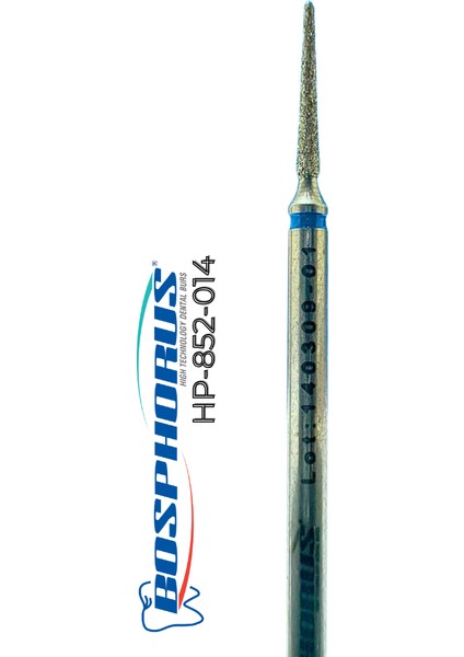 Kuru Manikür Ucu Yuvarlak Uzun 014 mm Doğal Elmas Freze Manikür Uc Törpü Makinas