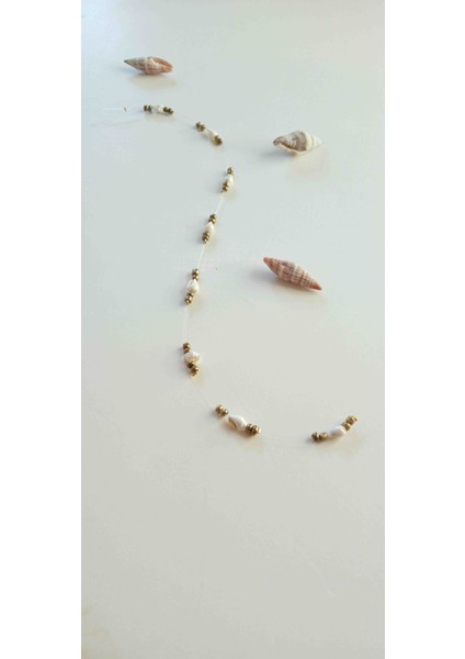 Saç Boncuğu Deniz Kabuğu Saç Aksesuarı