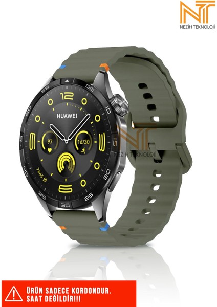 Xiaomi Redmi Watch 5 Active / Redmi 5 Lite Uyumlu Wave Silikon Kordon 22MM
