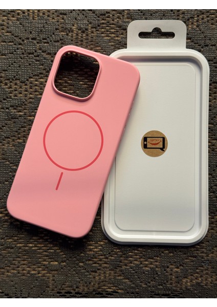 Iphone 16 Pro Max Uyumlu Magsafe Lansman Silikon Kılıf
