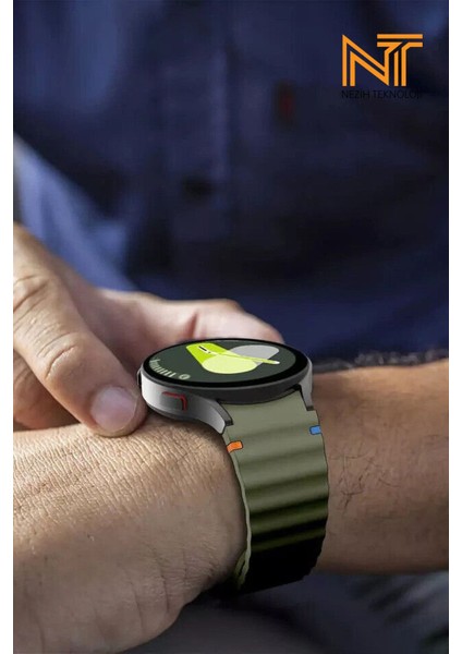 Samsung Galaxy Watch Fe / 4 / 5 / 5 Pro / 6 / 7 40 42 44 46MM Uyumlu Wave Silikon Kordon fiyatları