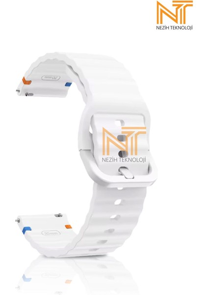 Huawei Watch Gt2 / Gt2 Pro / Gt3 / Gt4 / Gt5 / Gt5 Pro 46MM Uyumlu Wave Silikon Kordon 22MM fiyatları