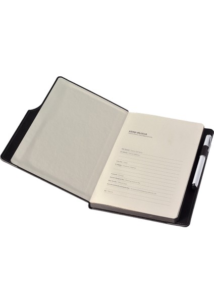 Kişiye Özel Kırmızı Sert Kapaklı Çizgili Defter 14X21CM 224 Sayfa Kalem Tutacaklı fiyatları
