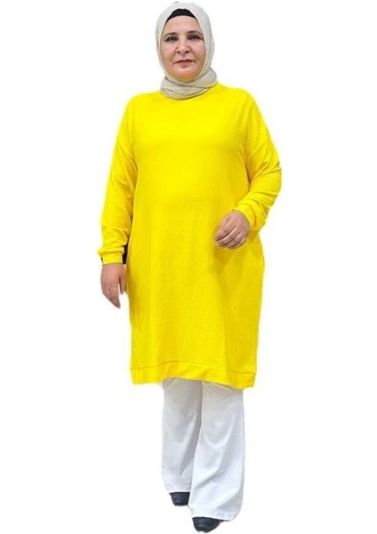 Büyük Beden Bürümcük Tunik