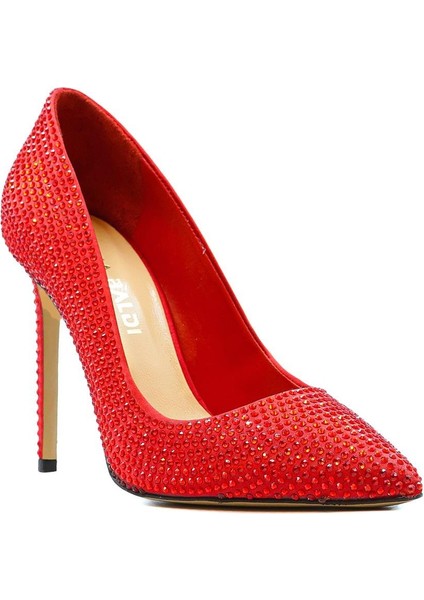 Volla Kırmızı Tekstil Kadın Stiletto & Abiye modelleri