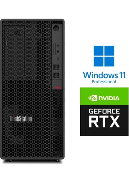 Thinkstation P360 I7-12700K 32 GB 1tb HDD 1 Tb SSD Rtx 4060 8 GB Ekran Kartı W11P Iş Istasyonu