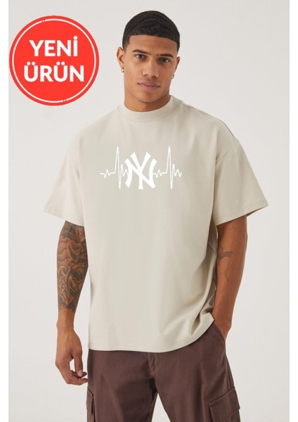 Unisex Yeni Sezon Oversize Ny T-Shirt