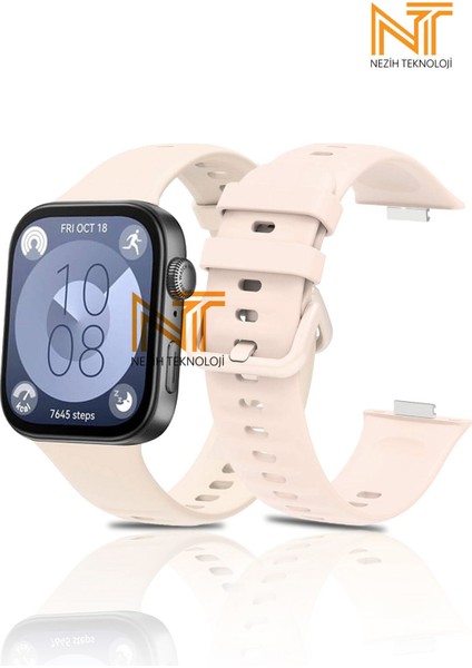 Huawei Watch Fit 3 Fit 4 Fit 4 Pro Uyumlu Yumuşak Jel Silikon Kordon Strap