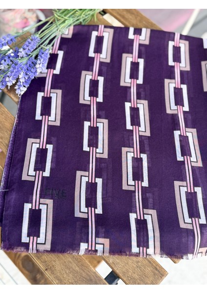 Desenli Cotton Pamuk Şal