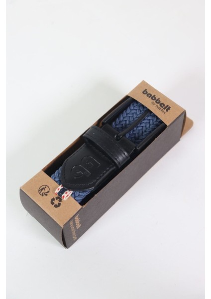 Elastik Örgü Unisex Kemer Indigo