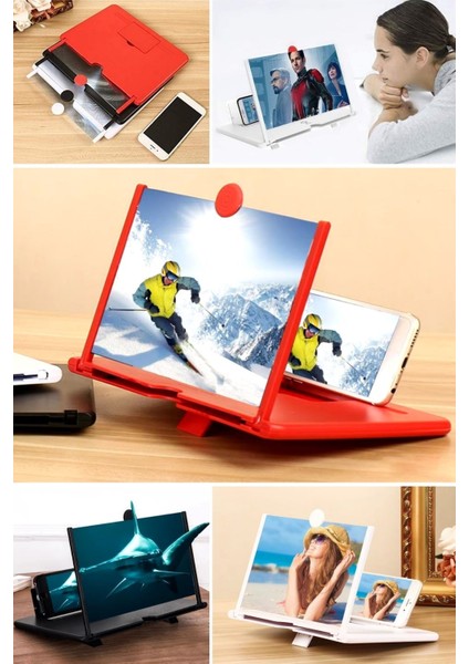 Buffer® Telefon ve Tablet Ekran Aparat Kırmızı