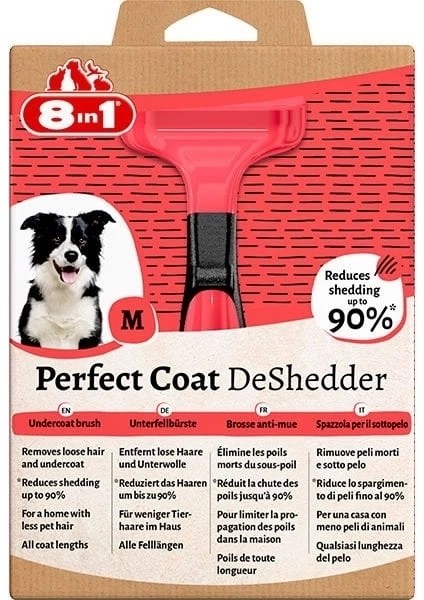 8 In 1 Perfect Coat Köpek Tüy Toplayıcı Tarak Medium