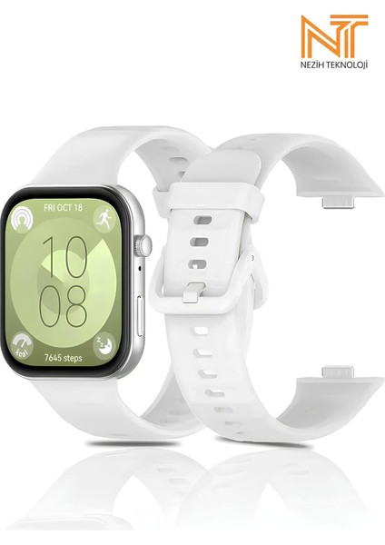 Huawei Watch Fit 3 / Fit 4 / Fit 4 Pro Uyumlu Yumuşak Jel Silikon Kordon / Strap