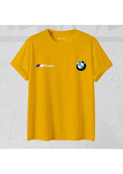 Yeni Sezon M Power Bmw Baskılı Oversize Tshirt