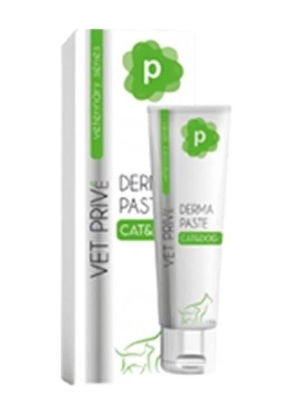 Vet Prive Veterinary Derma Paste Dermatolojik Kedi ve Köpek Vitamini Malt Macun 100 gr