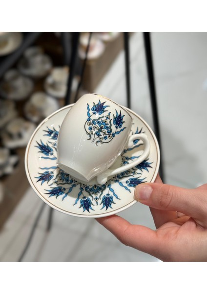 6'lı Iznik Porselen Premium Kahve Fincanı fiyatları