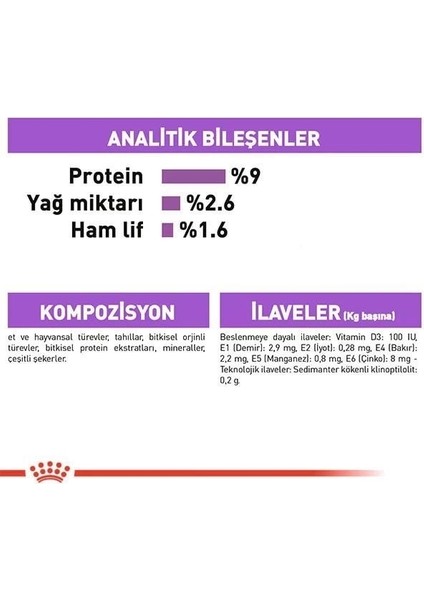 Royal Canin Sterilised Jelly Pouch Kısırlaştırılmış Kedi Maması 85 gr indirimleri