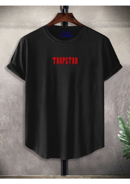 TR4PSTAR Baskılı Oval Kesim Slim 2li T-Shirt Ikili Set
