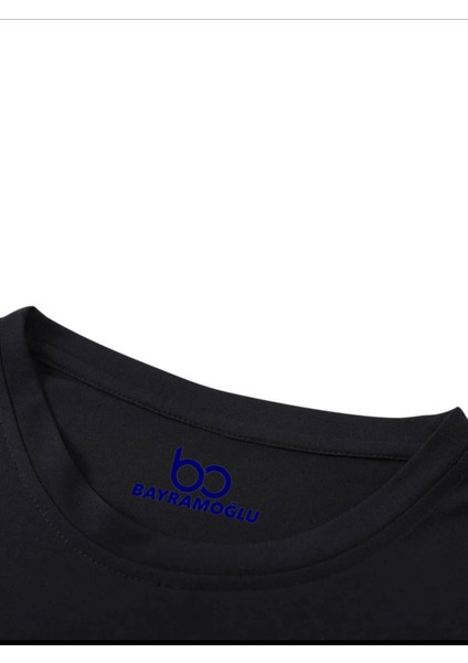 TR4PSTAR Baskılı Oval Kesim Slim 2li T-Shirt Ikili Set