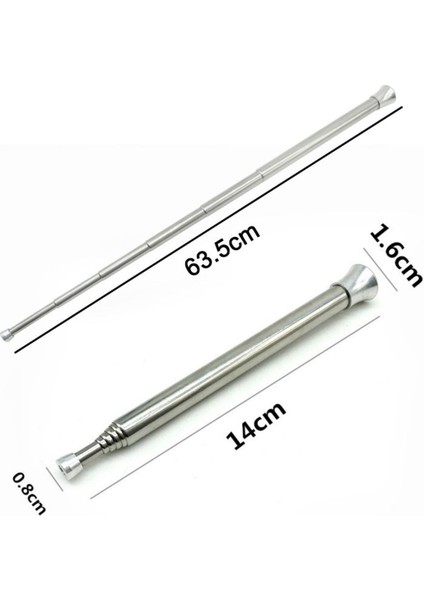 Buffer® Teleskopik Ateş Başlatıcı Outdoor Üfleme Borusu 63 cm