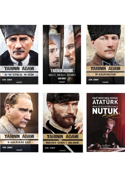 Con Sinov Yarının Adamı Mustafa Kemali Anlamak Seti (6 Kitap)