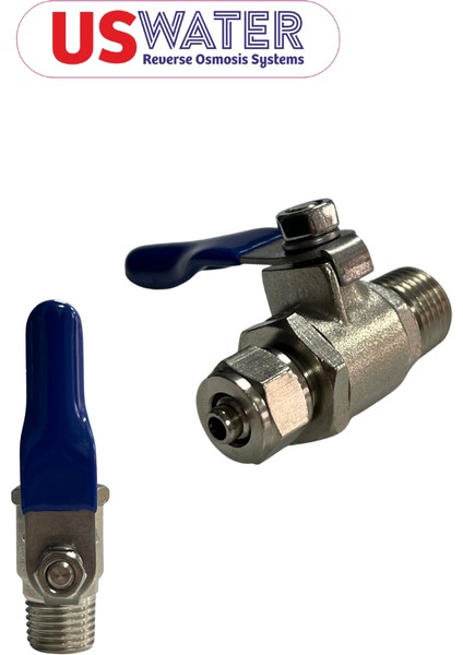 1/4 Dış Dişli 6 mm Quick Bağlantılı Küresel Vana fiyatları
