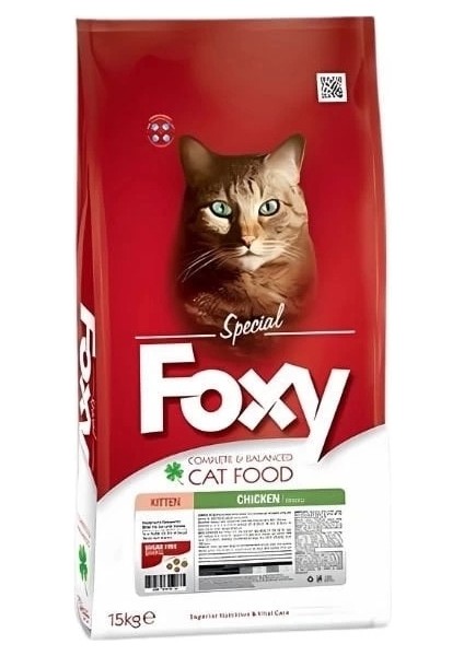 Foxy Kitten Tavuklu Yavru Kedi Maması 15 kg