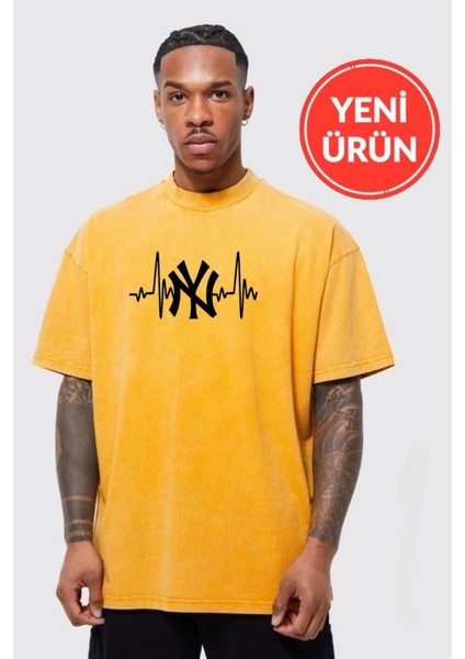 Unisex Yeni Sezon Oversize Ny T-Shirt