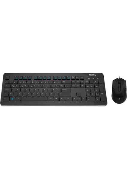 Frısby FK-158QU USB Q Tr mm Siyah Kablolu Klavye Mouse Set