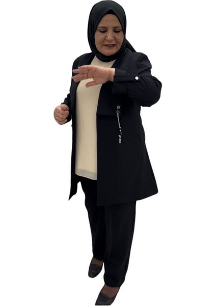 Büyük Beden Ikili Krep Takım