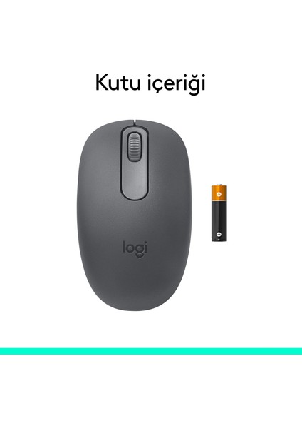 M196 Bluetooth Kablosuz Kompakt Pc ve Mac ile Uyumlu Mouse - Siyah