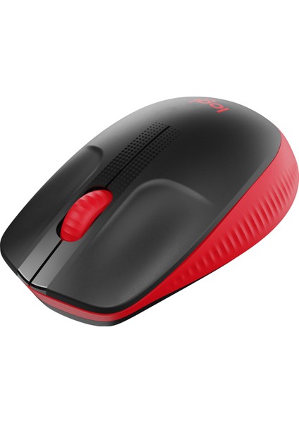 M191 Büyük Boy USB Alıcılı 1000 DPI Kablosuz Mouse - Kırmızı