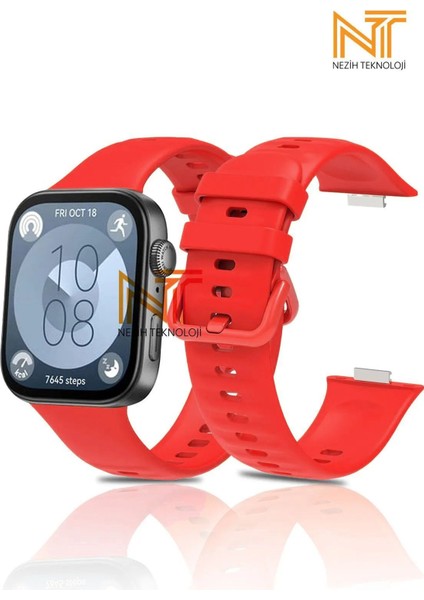 Huawei Watch Fit 3 / Fit 4 / Fit 4 Pro Uyumlu Yumuşak Jel Silikon Kordon / Strap