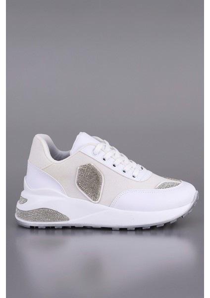 Mdl 991 Taş Detaylı Bağcıklı Spor Ayakkabı
