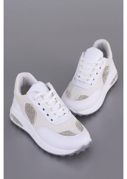 Mdl 991 Taş Detaylı Bağcıklı Spor Ayakkabı fırsatları