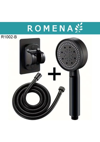 Yapışkanlı, Yüksek Basınçlı Duş Seti - R1002-B