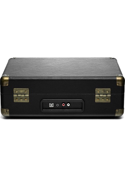 Vintage 102B Plus Plak Çalar - Siyah - (Şarjlı, Bluetooth, Dahili Hoparlör ve Metal Iğneli)
