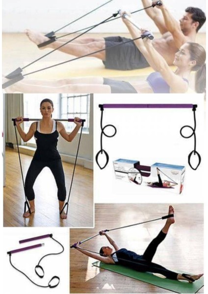 Profesyonel Jimnastik Studio Ders Çubuğu Ev Ofis Fitness Seti Pilates Profesyonel Fitness Kondisyon